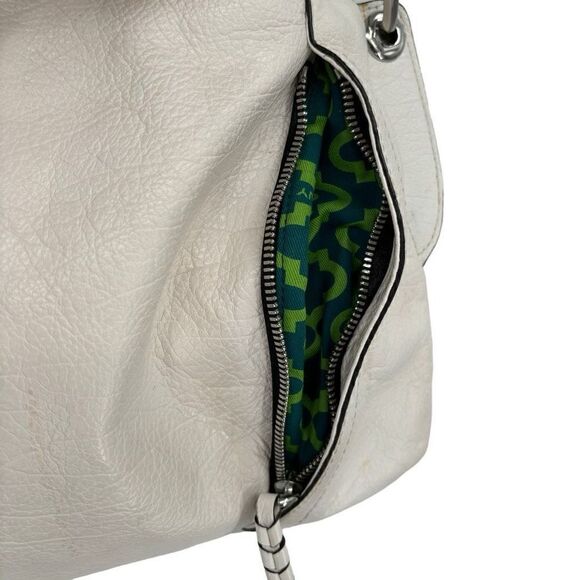 orYANY Danielle Italian Leather Convertible Shoulder/Crossbody Bag Creamy White - Picture 10 of 12